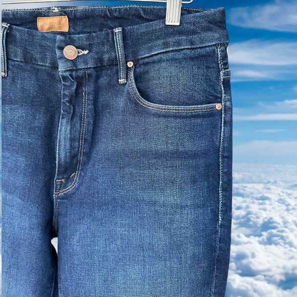 MOTHER Size 32 High Waisted Looker Ankle Jeans These Boots Are Made For Walking - Picture 2 of 11